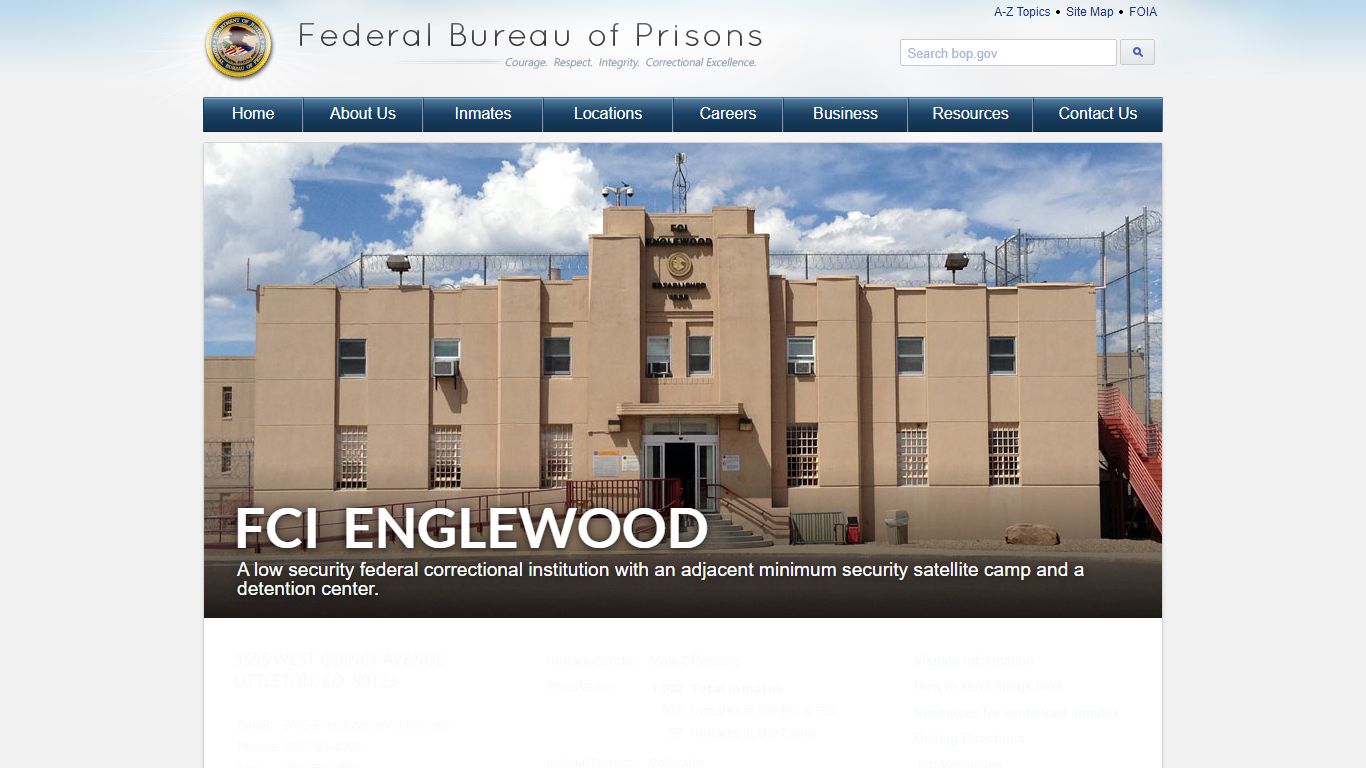 FCI Englewood - Federal Bureau of Prisons